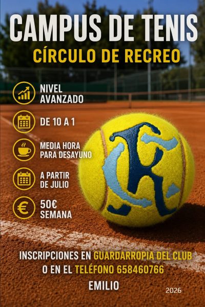 campus de tennis 02-07-2026