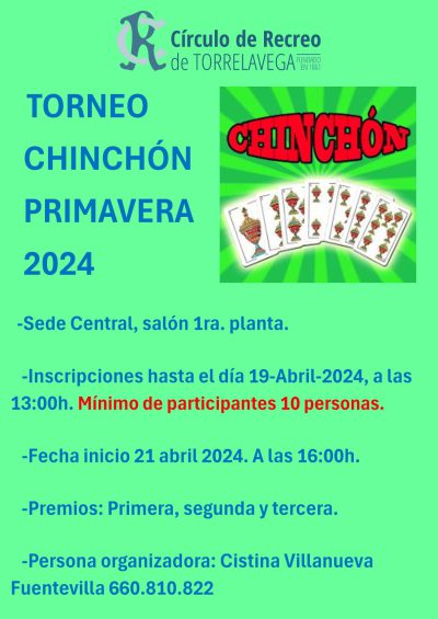 torneo de CHINCHON primavera 2024 sede central